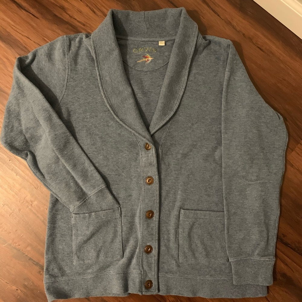 Orvis cardigan